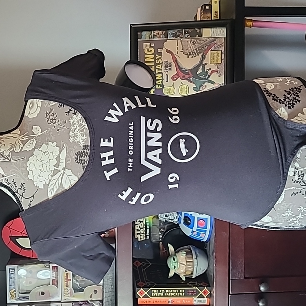 (3 FOR 20% OFF) Scoop neck Vans bodysuit